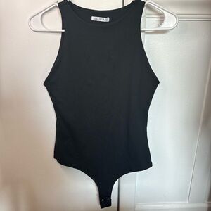 ReoRia Classic Black womans Bodysuit Size Small